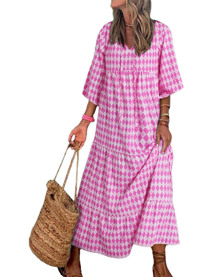 Women’s Floral Boho Maxi Dress