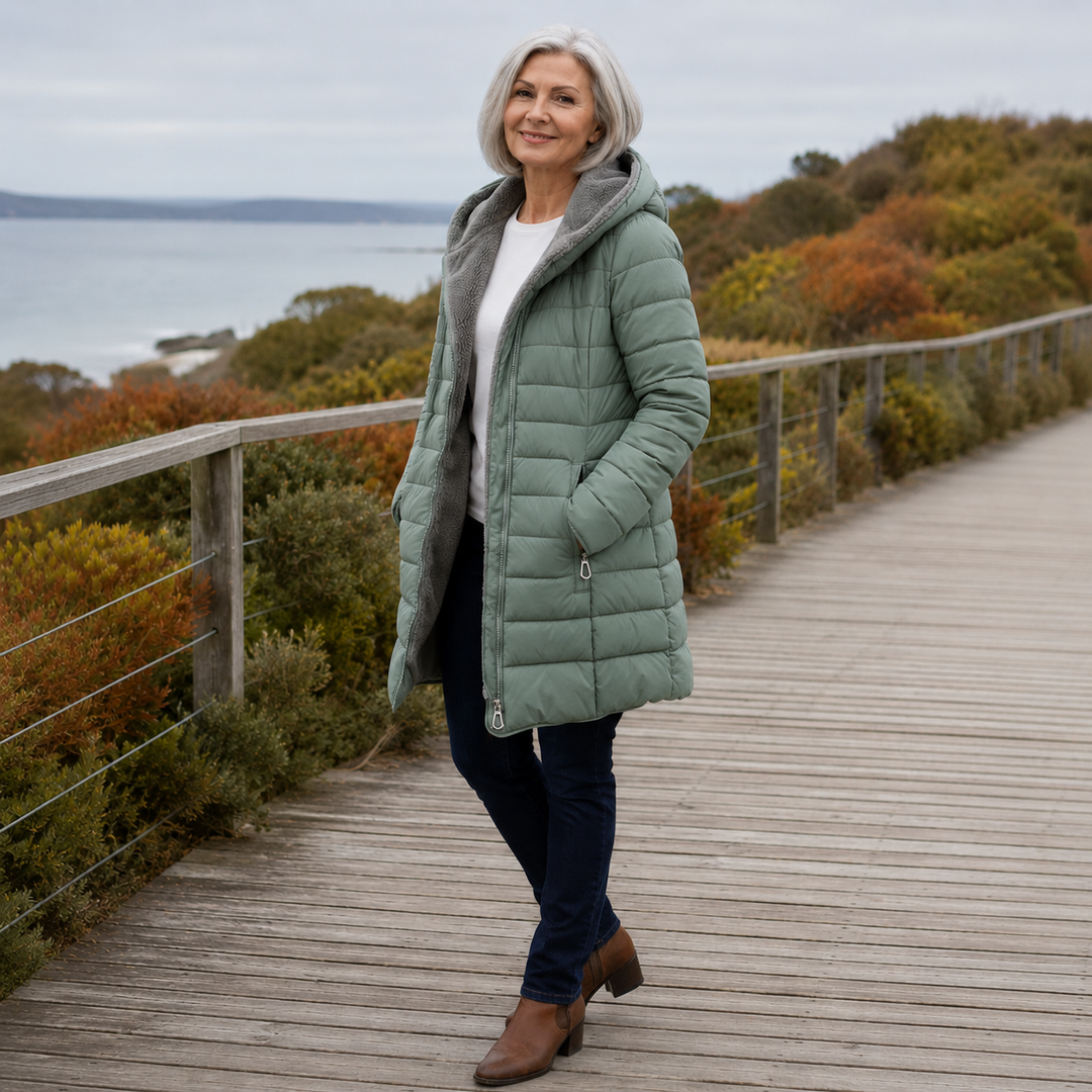 Women’s Quilted A-Line Winter Coat