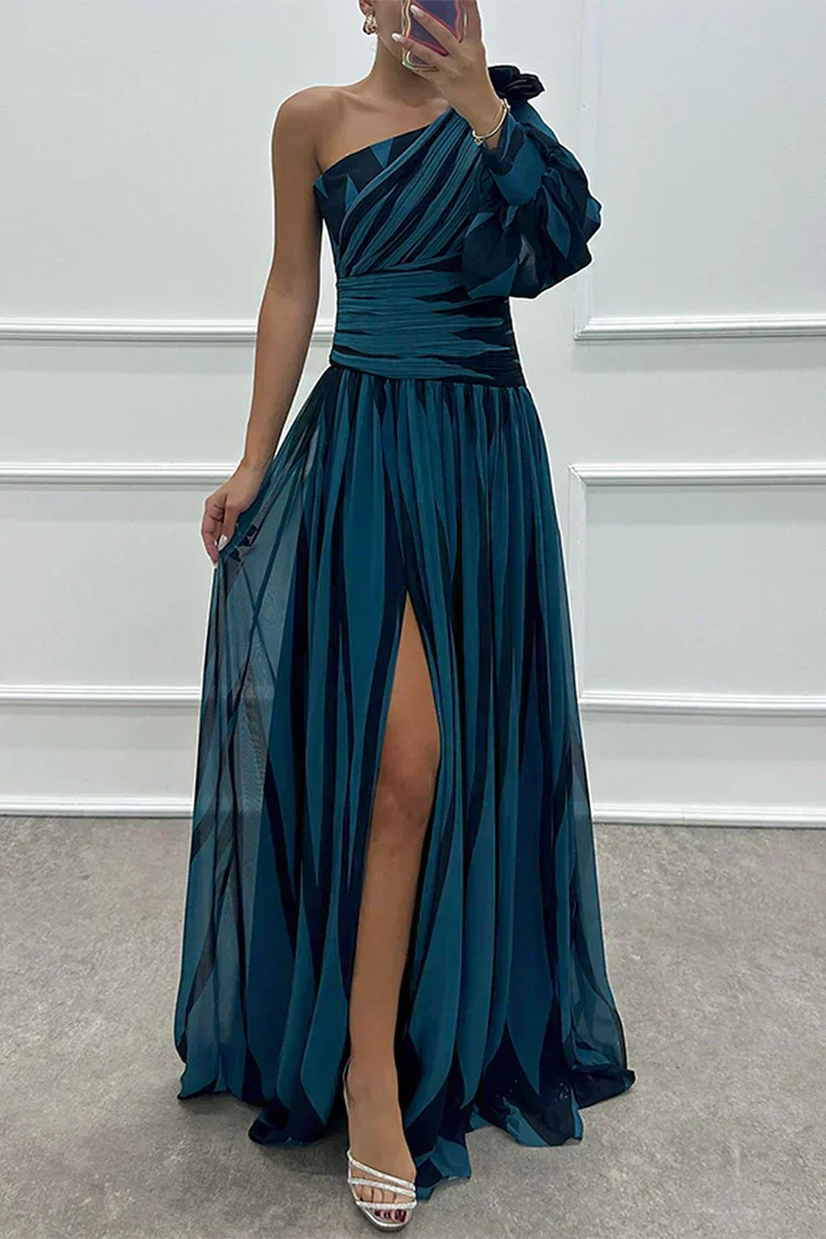 Women’s Elegant Striped Maxi Dress