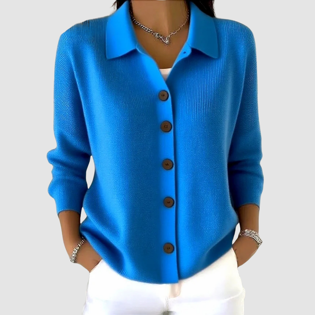 Women’s Button Front Knit Long Sleeve Cardigan