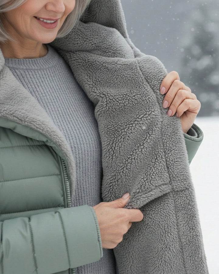 Women’s Fleece Lined Winter Puffer Coat
