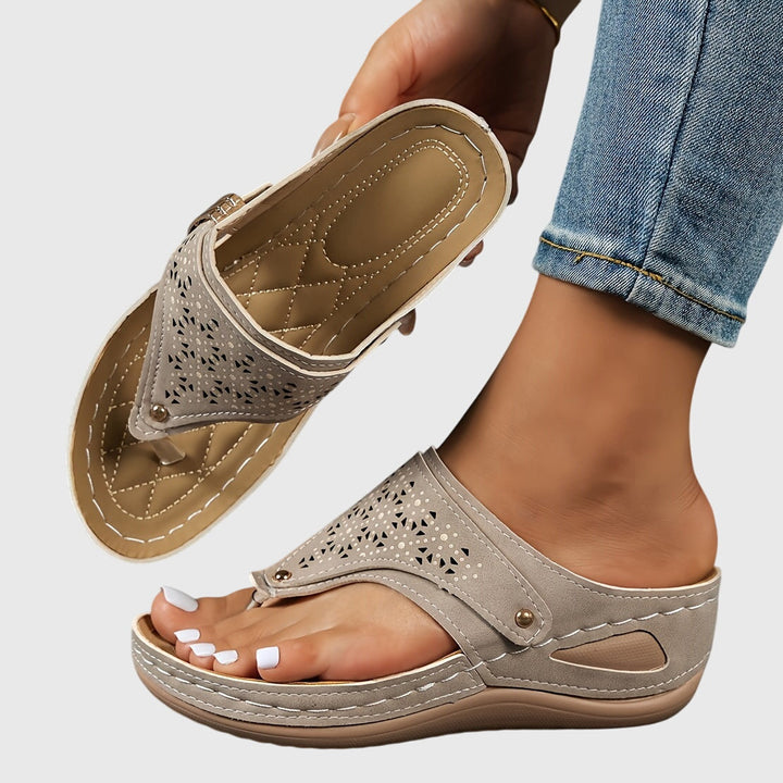 Women’s Cushioned Slip On Walking Sandals