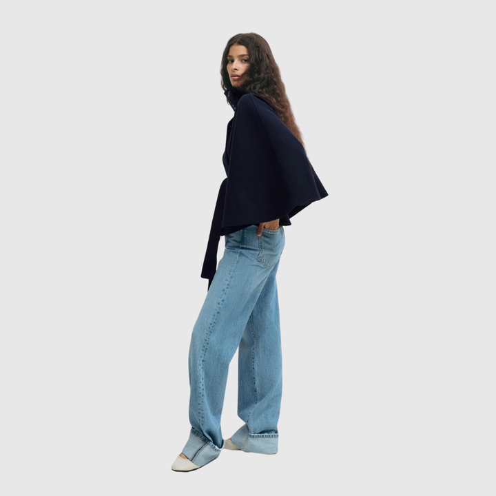 Women’s Belted Cape Jacket