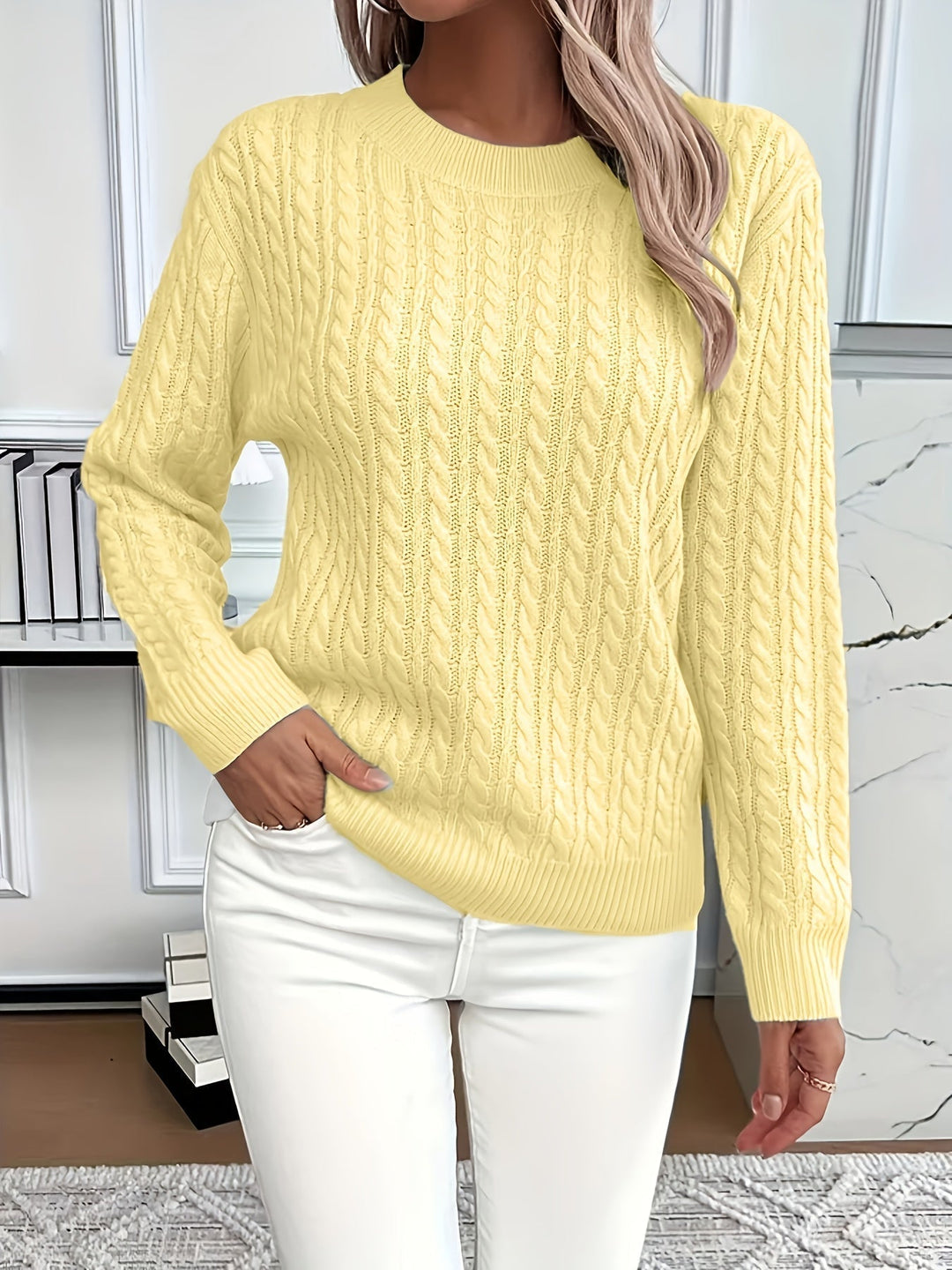 Women’s Cable Knit Winter Jumper