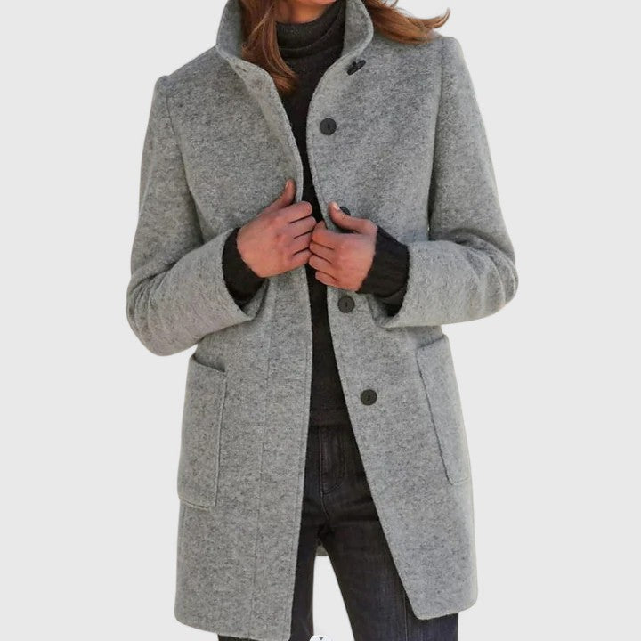 Women’s Elegant Tailored Longline Coat