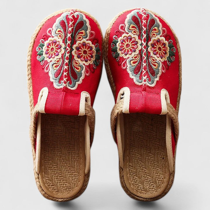 Women’s Floral Slip-On Mules
