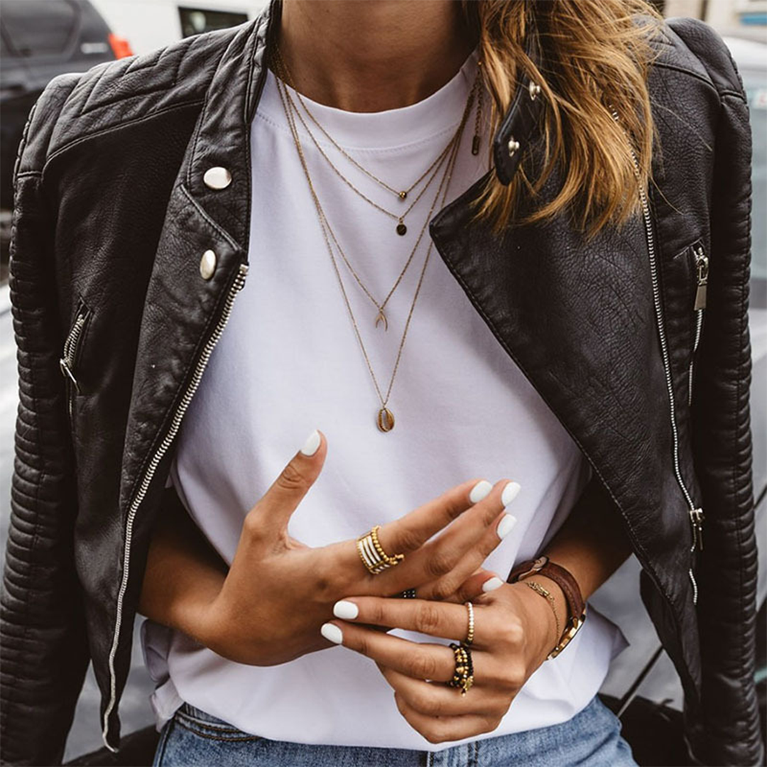 Women’s Moto Biker Zip Front Jacket
