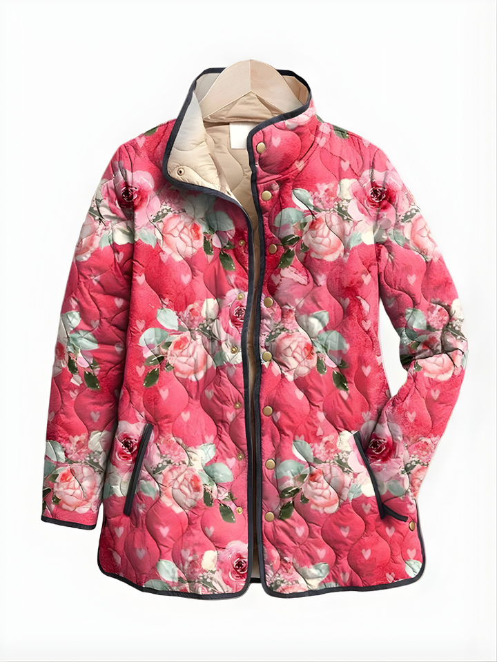 Women’s Vintage Floral Quilted Jacket