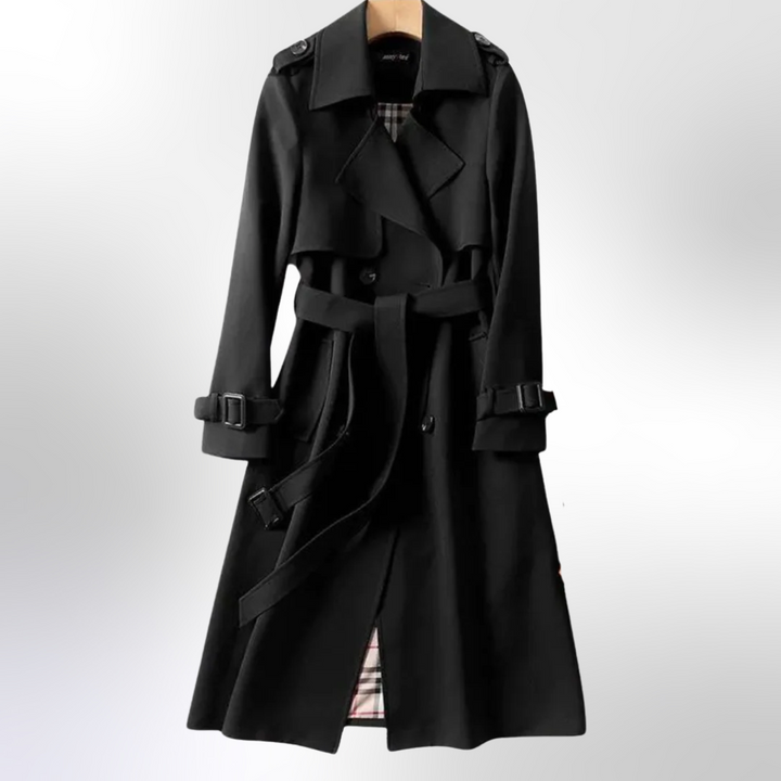 Women’s Double Breasted Belted Trench Coat