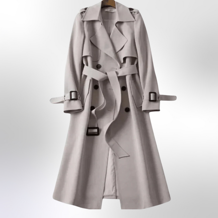 Women’s Double Breasted Belted Trench Coat