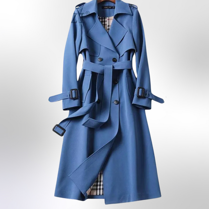 Women’s Double Breasted Belted Trench Coat
