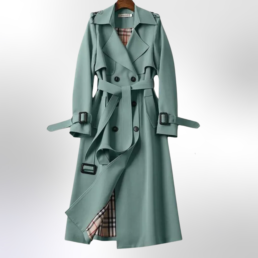 Women’s Double Breasted Belted Trench Coat