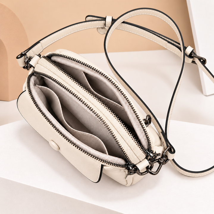 Multi Pocket Organizer Crossbody Bag