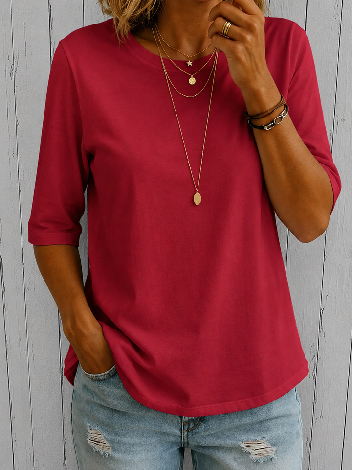 Women’s Oversized Crewneck Short Sleeve T-Shirt