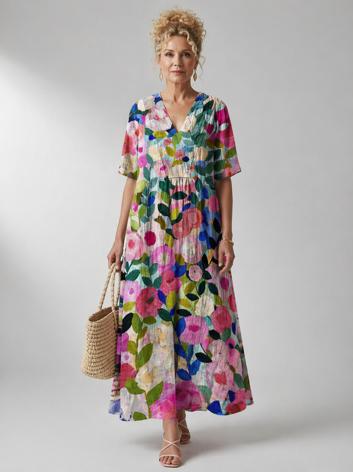 Women’s Vintage Floral Dress
