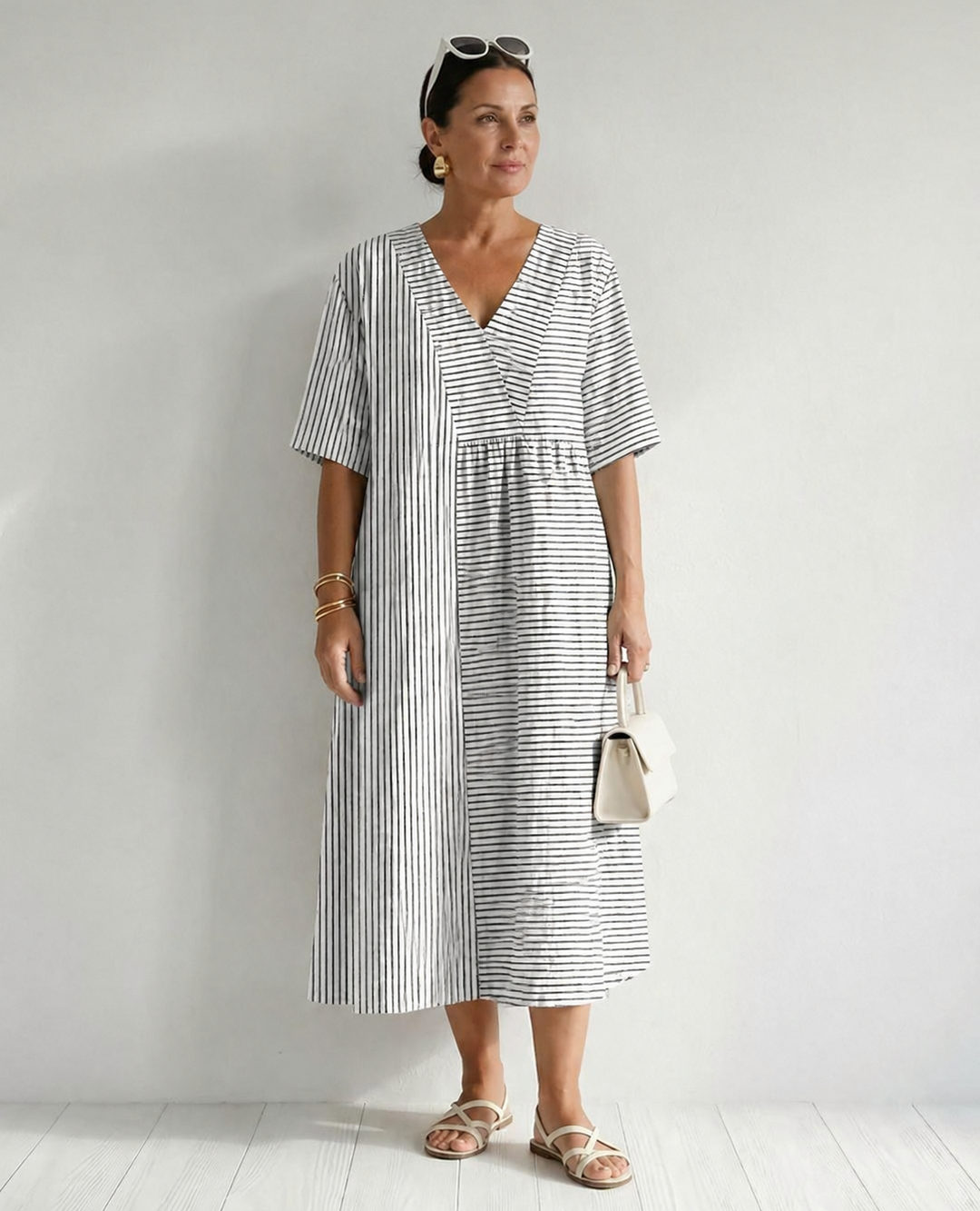 Women’s Vintage Striped Dress