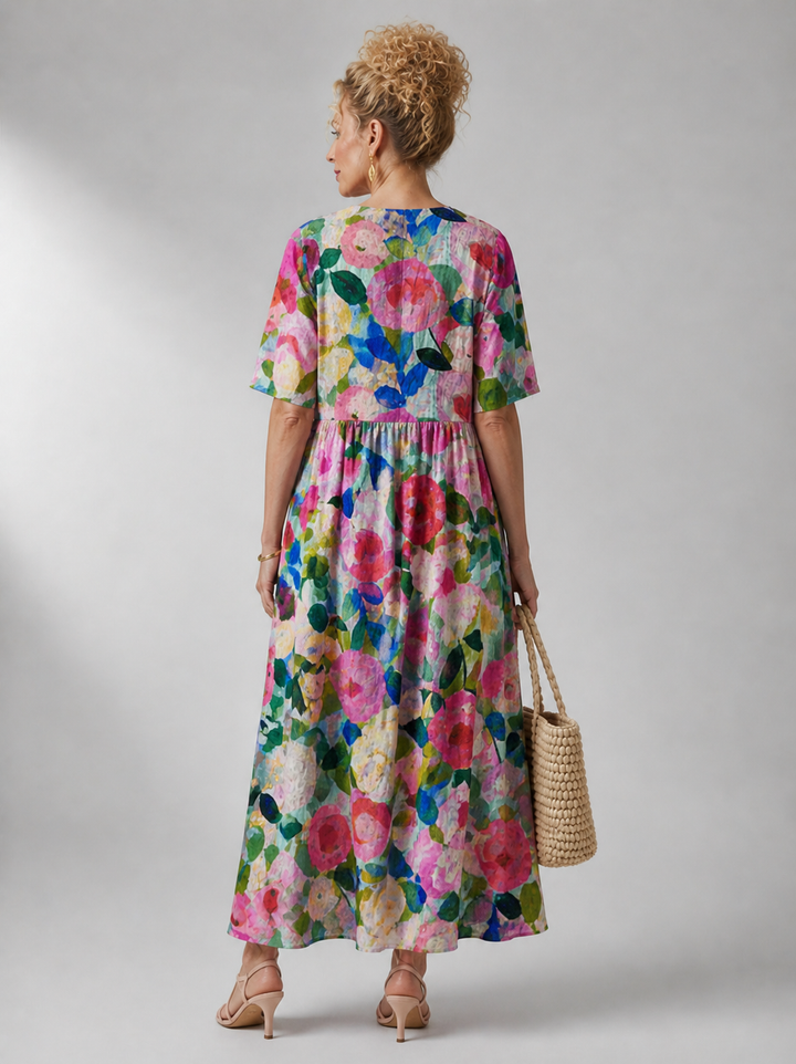Women’s Vintage Floral Dress