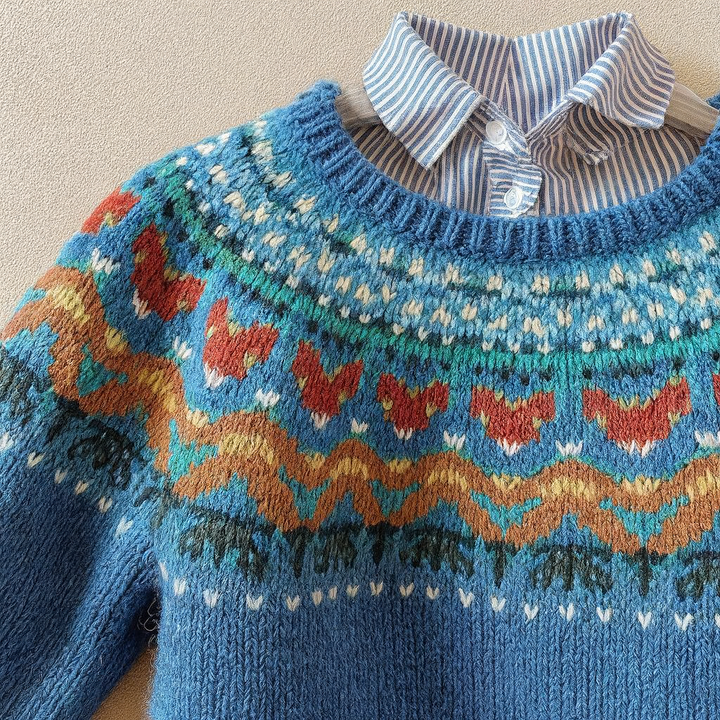 Women’s Classic Vintage Knit Sweater