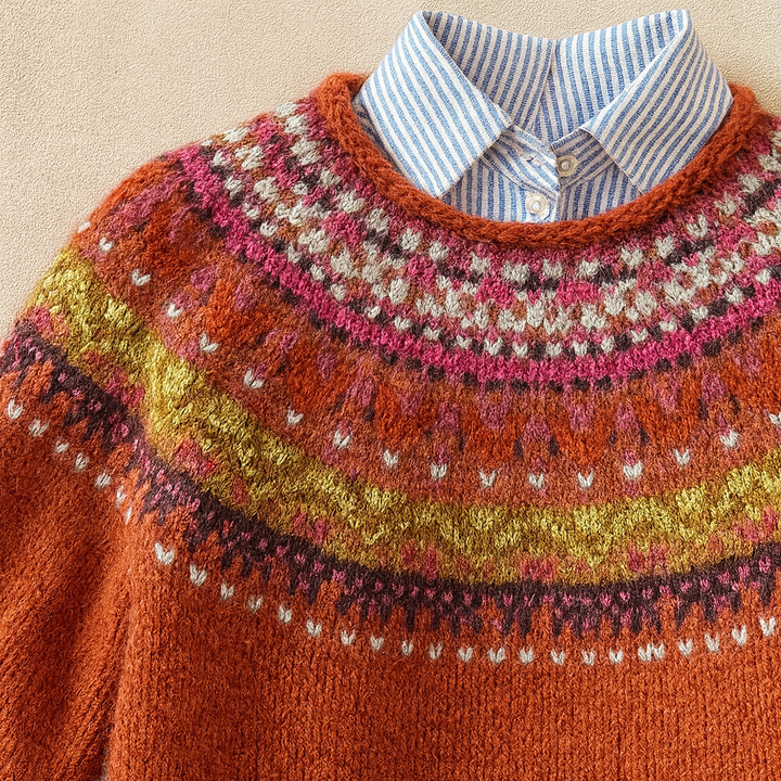 Women’s Heritage Yoke Knit Pullover Sweater