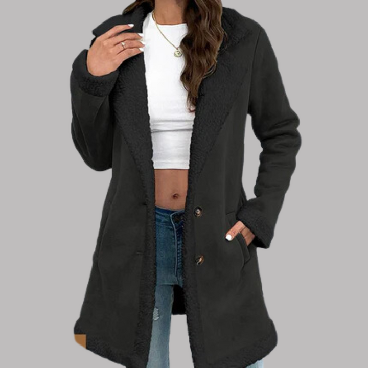 Women’s Oversized Hooded Sherpa Coat