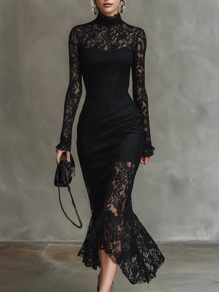 Women’s Black Maxi Evening Dress