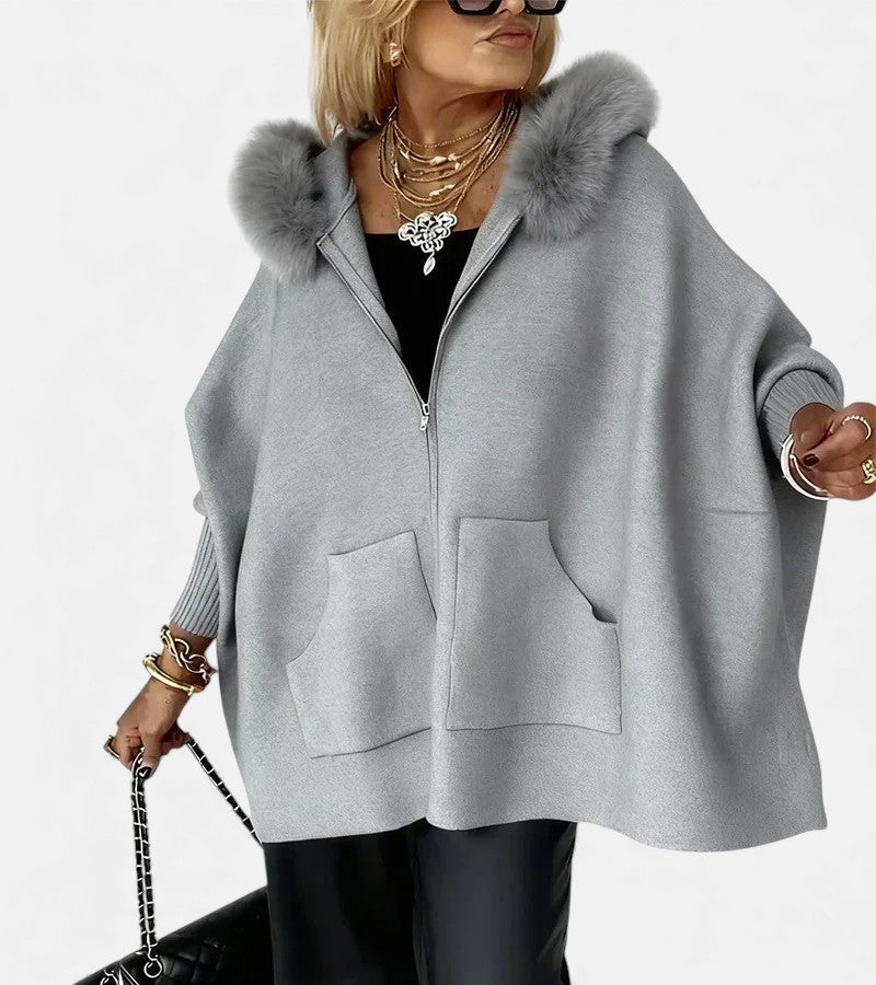 Women’s Winter Hooded Fur Collar Coat