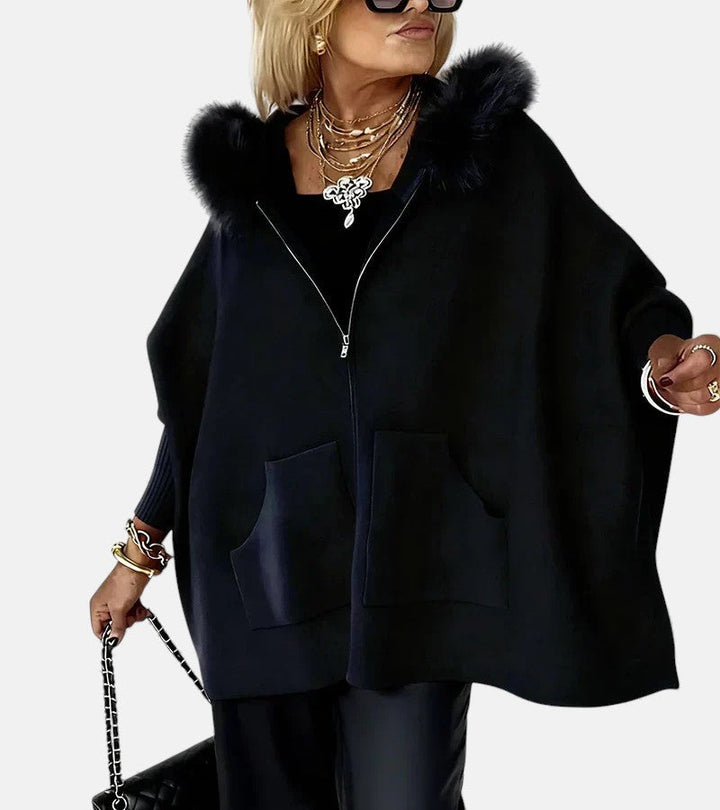 Women’s Winter Hooded Fur Collar Coat