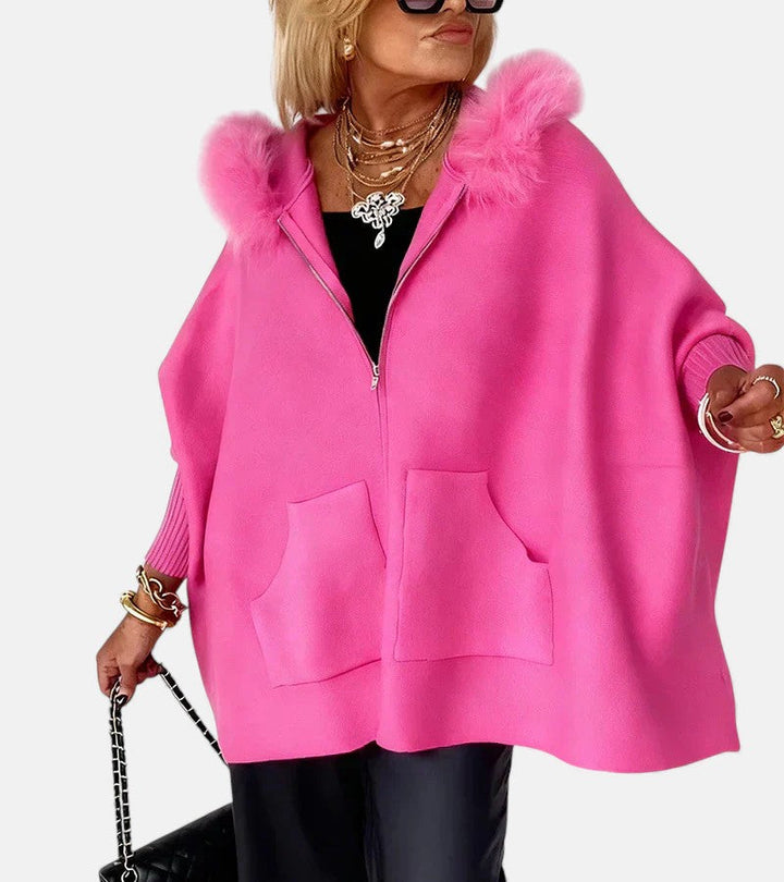 Women’s Winter Hooded Fur Collar Coat