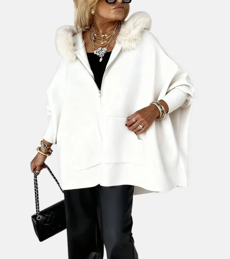 Women’s Winter Hooded Fur Collar Coat
