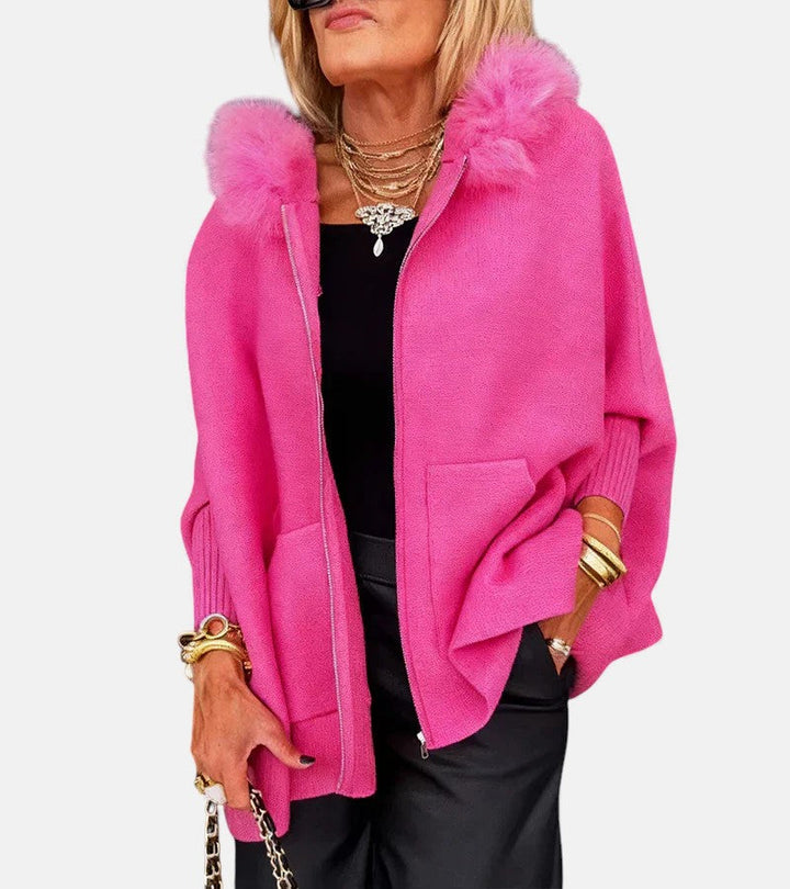 Women’s Winter Hooded Fur Collar Coat