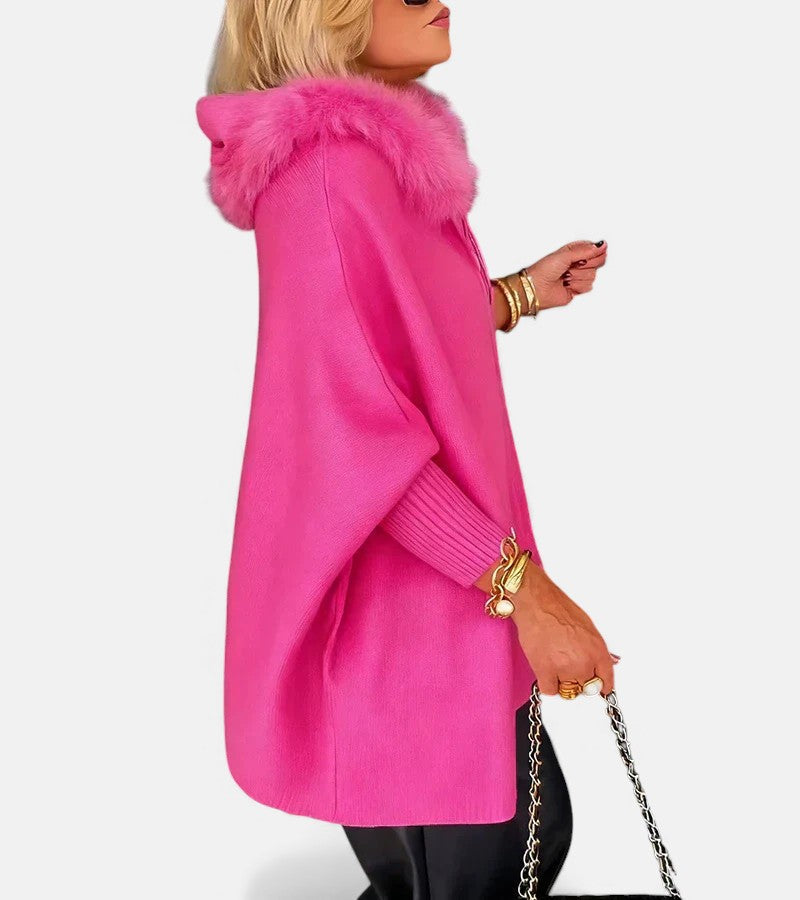 Women’s Winter Hooded Fur Collar Coat