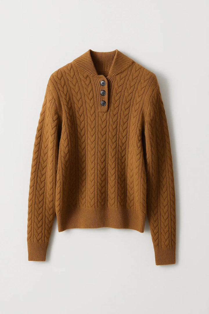 Women’s Cable Knit Button Front Cardigan