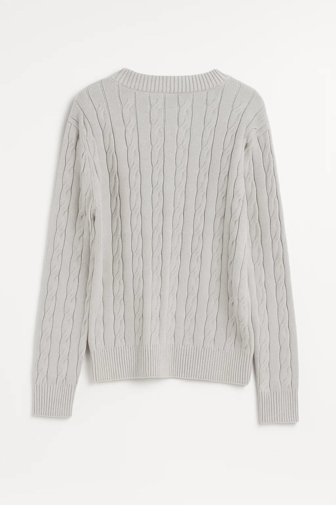 Women’s V-Neck Cable-Knit Sweater