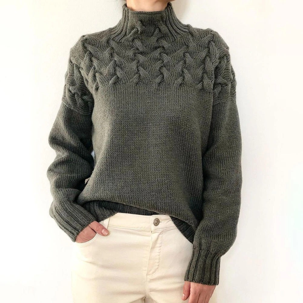 Women’s Long Sleeve Turtleneck Sweater