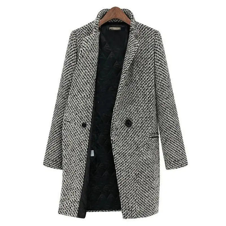 Women’s Elegant Longline Tailored Coat