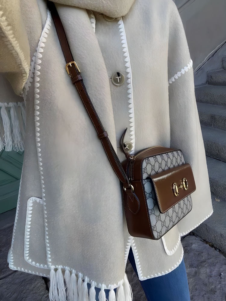 Women’s Fringed Scarf Jacket