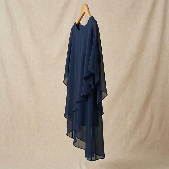 Women’s Draped Top And Palazzo Pants Two-Piece Set