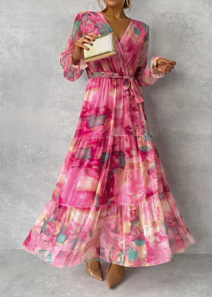 Women’s Summer Floral Print Wrap Dress