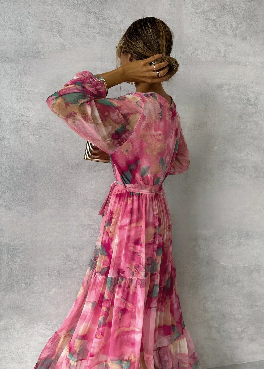 Women’s Summer Floral Print Wrap Dress