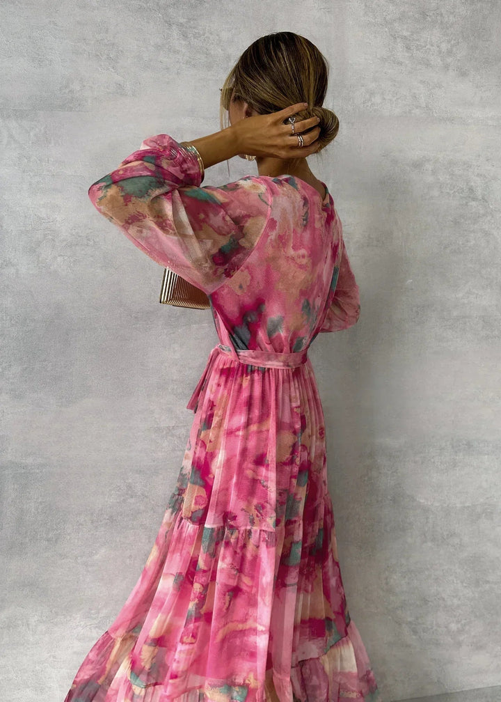 Women’s Summer Floral Print Wrap Dress