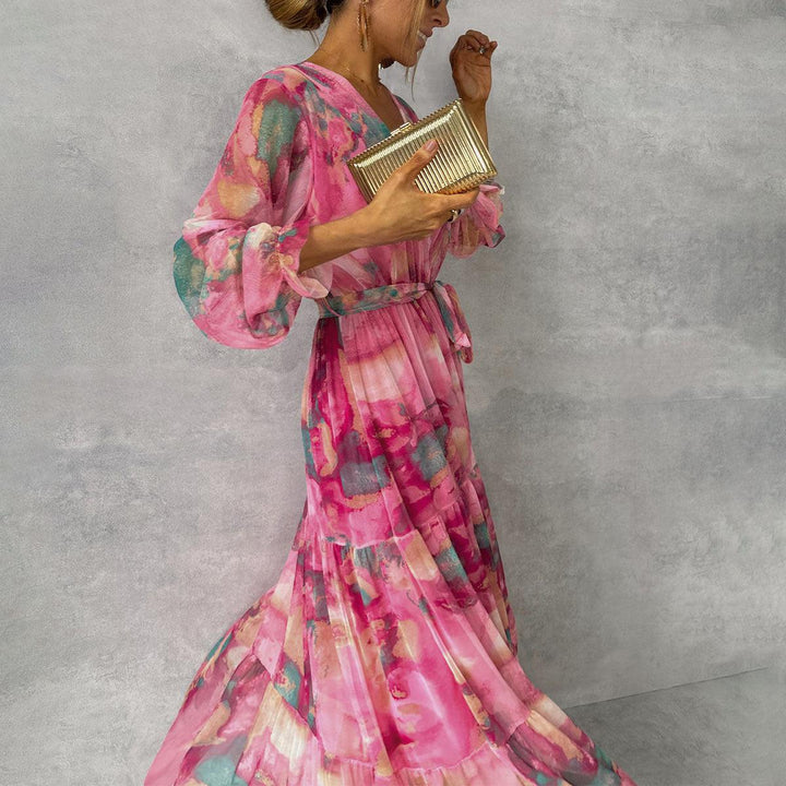 Women’s Summer Floral Print Wrap Dress