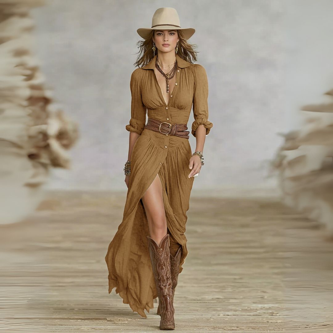 Women’s Chic Flowy Maxi Dress