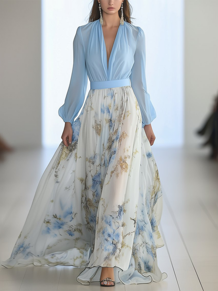 Women’s Floral Print Maxi Dress