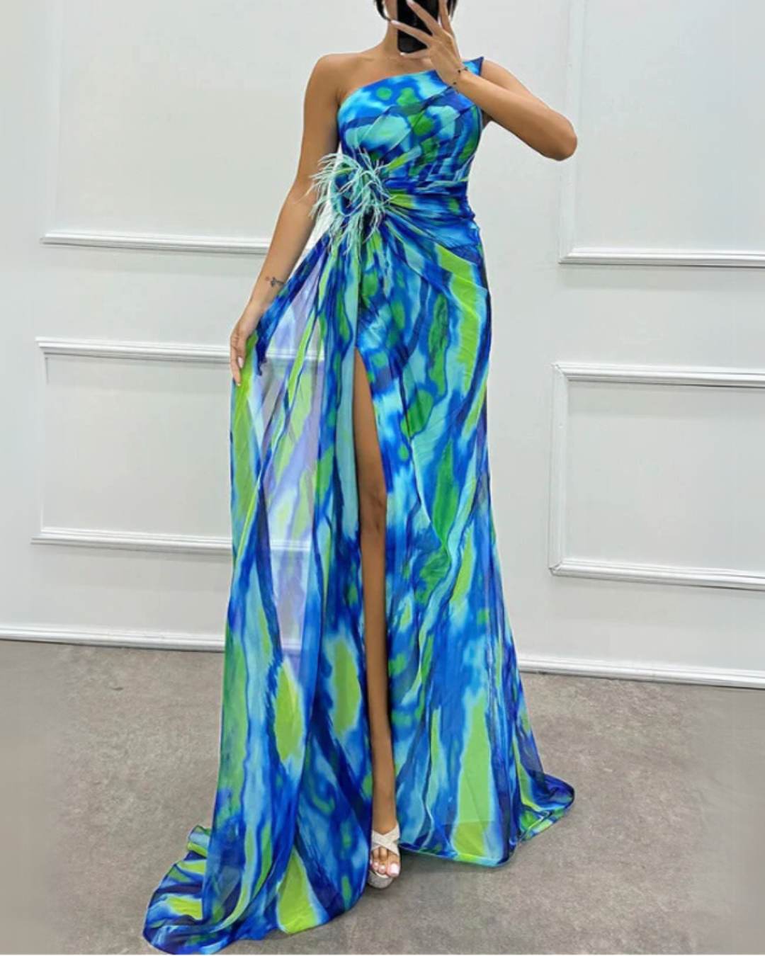 Women’s Draped Cocktail Dress