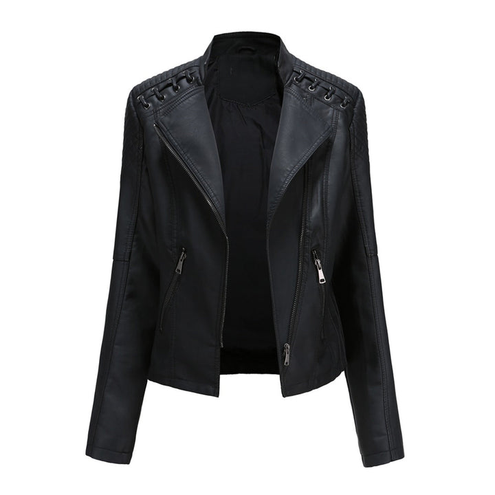 Women’s Asymmetrical Zip Quilted Moto Jacket