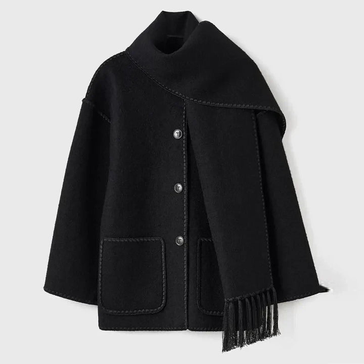 Women’s Fringed Scarf Jacket