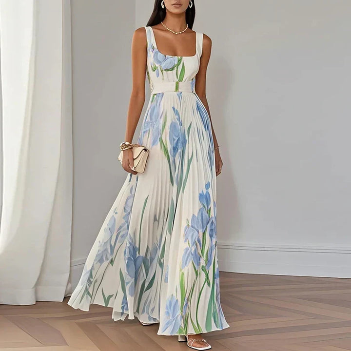 Women’s Floral A-Line Maxi Dress