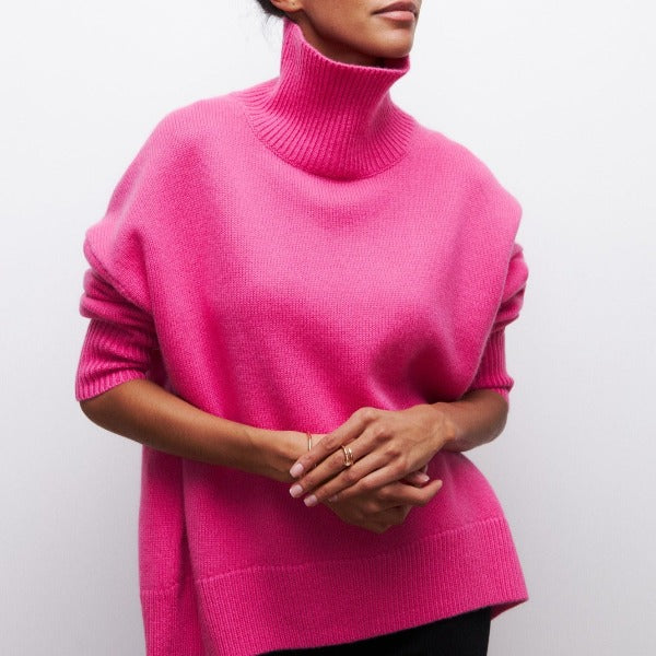 Women’s Knitted Turtleneck Sweater