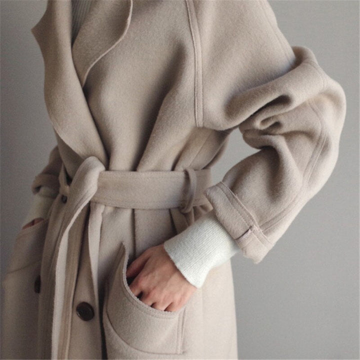 Women’s Classic Double Breasted Belted Trench Coat