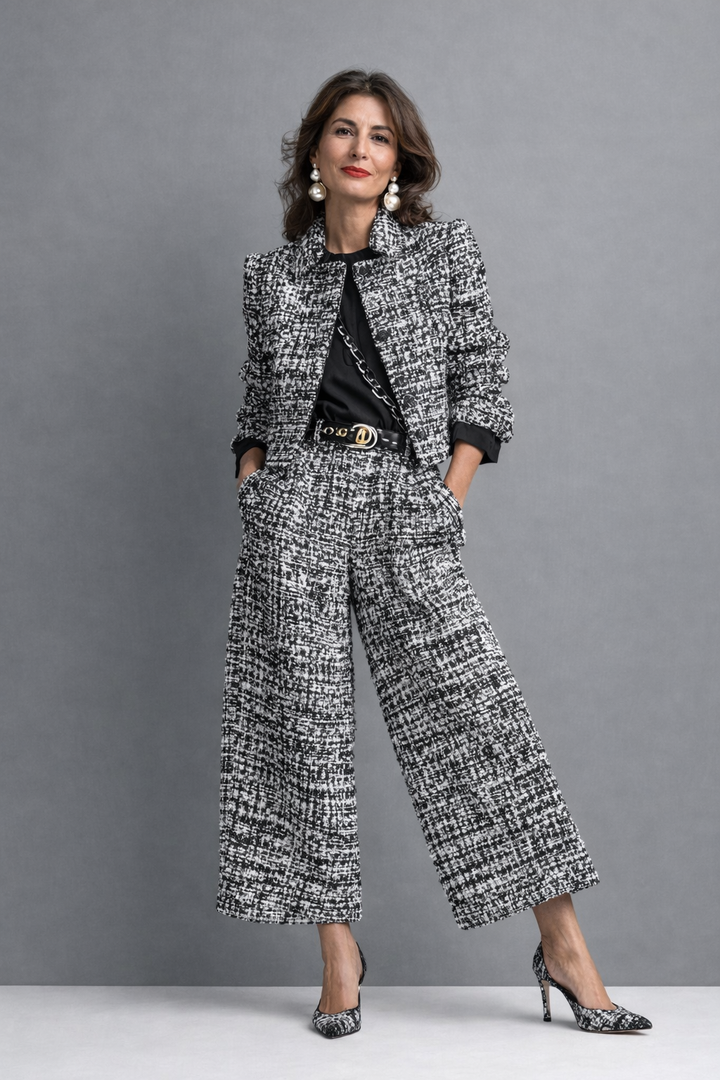 Women’s Tailored Two-Piece Blazer and Trousers Set